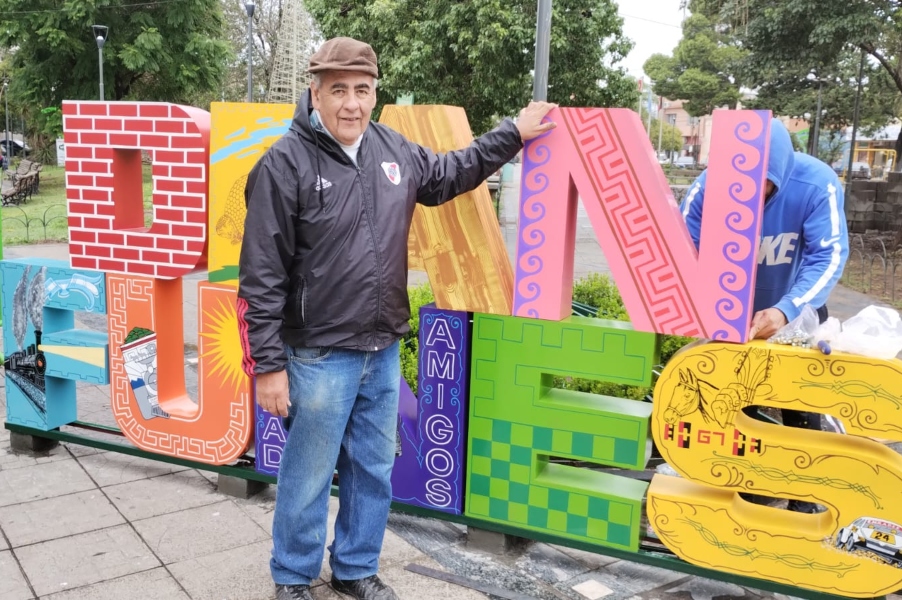 Pancho Yance - colocación letras corpóreas - SAN