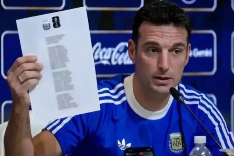 Scaloni y la lista de convocados - SAN